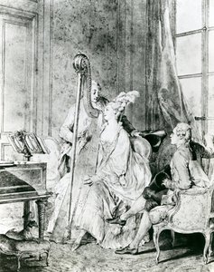 ハープを弾く 作： Unbekannt Unbekannt